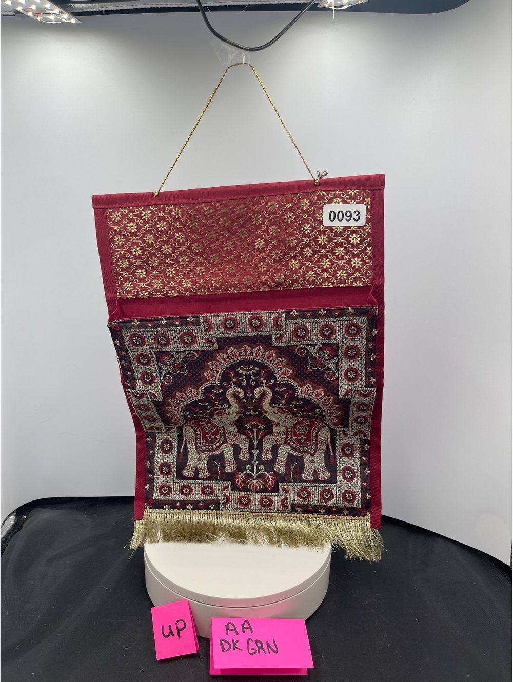 Vintage Decorative Hanging Wall Tapestry with Elephant Design